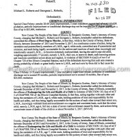 Michael & Georgena Roberts Criminal Information - Pg. 1