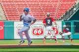 Jersey's Blake Wittman Hits Busch Stadium Outfield Wall