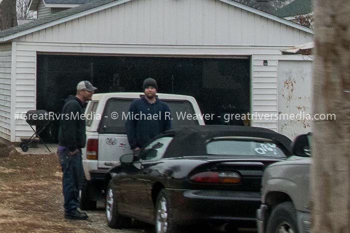 The garage where the bodies of Lisa Fessler and Danny Schrieber were found by Fessler's husband of what the coroner believes to be carbon monoxide poisoning. 