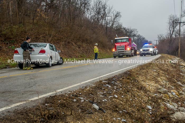 Head-On Crash Near Brussels Ferry Injures Two