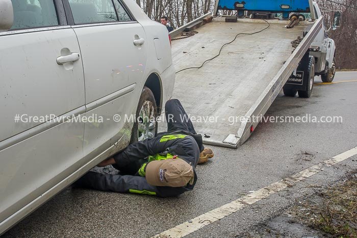 Head-On Crash Near Brussels Ferry Injures Two