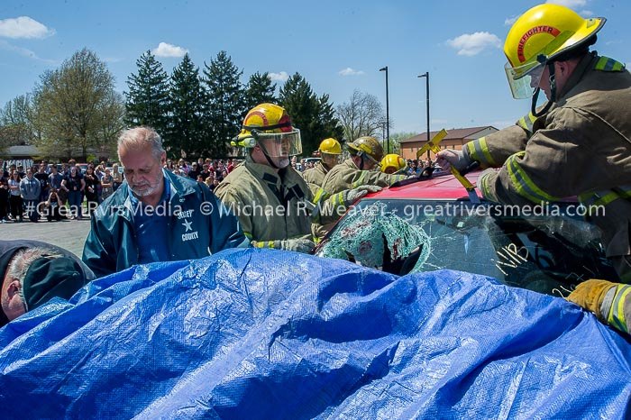 Mock Crash Sobers Jersey High Students