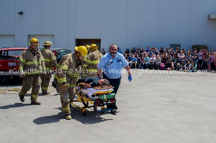 Mock Crash Sobers Jersey High Students