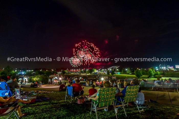 Rain Doesn't Dampen Fireworks Enthusiasm