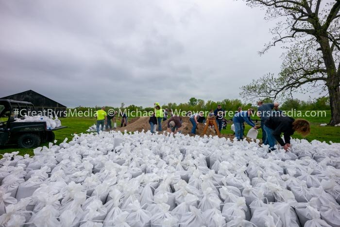 Water Water Everywhere - Nutwood Levee Overtop Possible