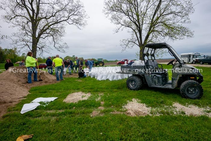 Water Water Everywhere - Nutwood Levee Overtop Possible