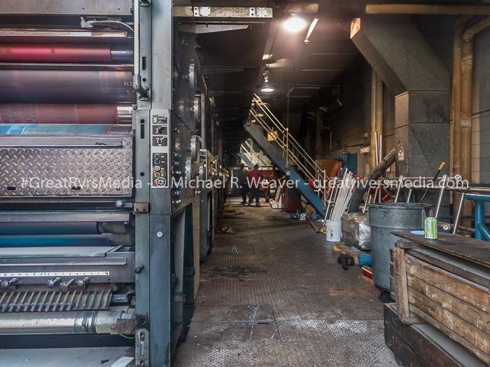 The Decline Of Local News Is Bad For Democracy Workmen scrapping the press that once printed the Alton Telegraph remove it one piece at a time. The rubber mats that transferred ink to paper are still visible on the press.
