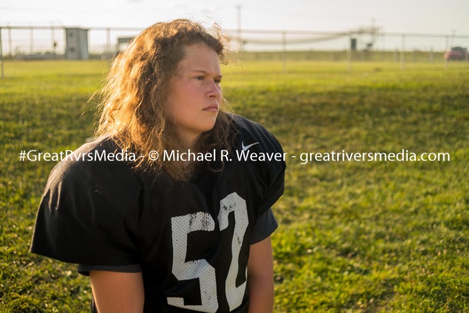 The lone female candidate wanting to get on the field as a kicker